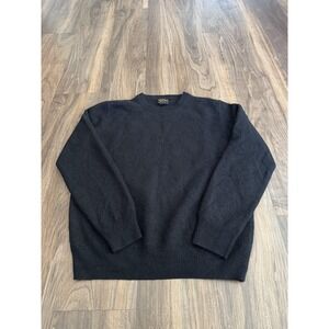 J.Crew Cashmere Sweater Womens Small Black 100% Cashmere Crewneck Knit Pullover